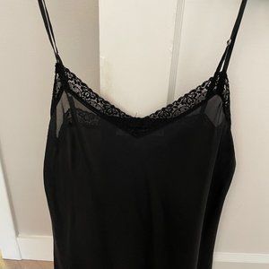 Johnny Was Love Black Lace Camisole XS